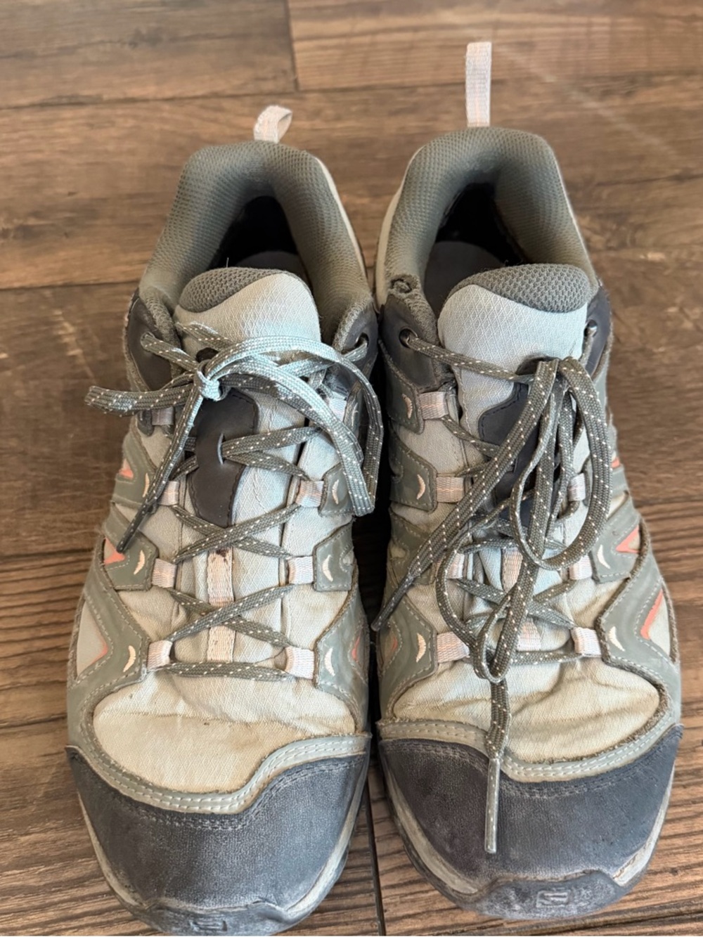 Salomon Ellipse CS WP Trekking Hiking Shoes Womens Size 10 EUR 42.2/3 Gray